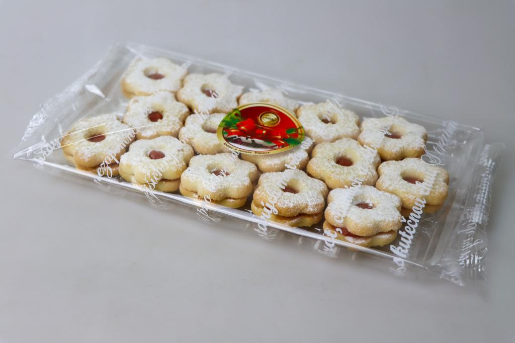 Kytičky linecké vánoční