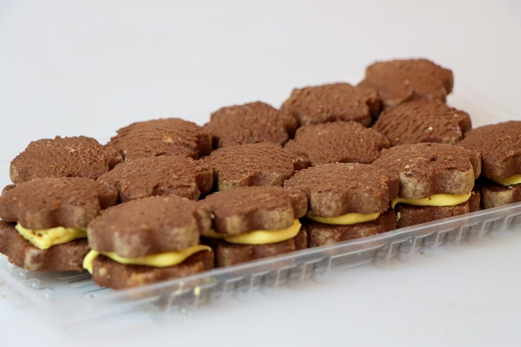 Kolečka vánoční s nápl. vaječný likér