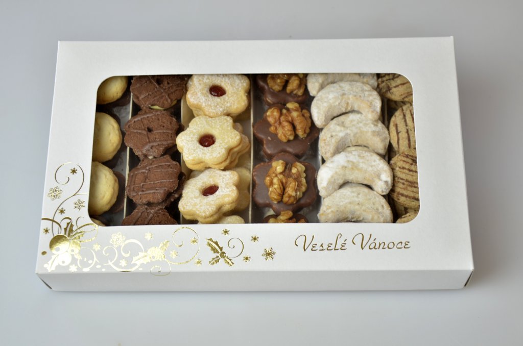 Pečivo čajové vánoční máslové bal.