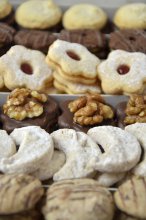 Pečivo čajové vánoční máslové bal.